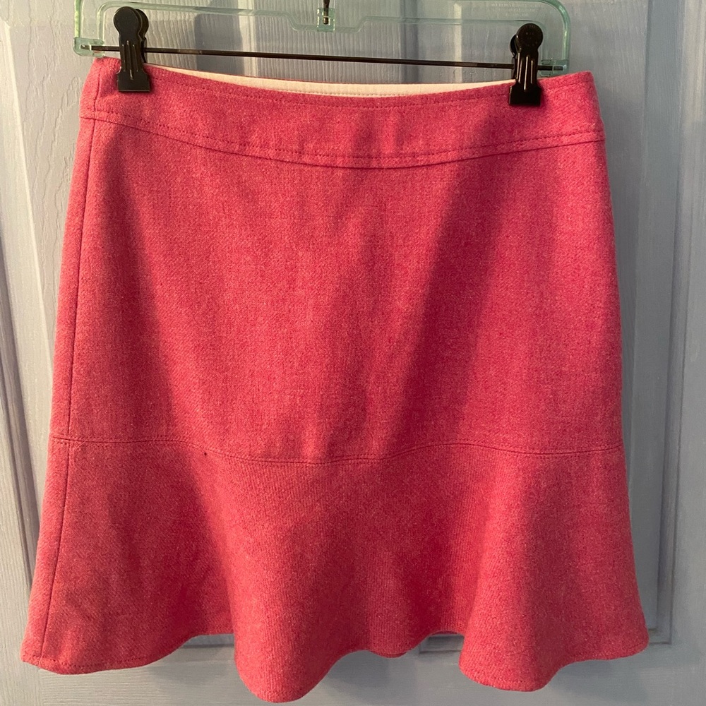 Gap wool hot pink skirt